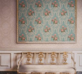 Коллекция обоев Vintage Textile переносит нас в эпоху, когда стены особняков было принято обшивать полотнами из ткани. Это подчеркивало высокий статус владельца дома.